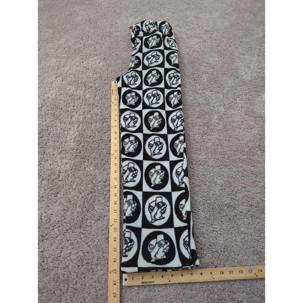 Buc-ees Beaver Pajama Pants Mens Medium Checkerboard‎ Fleece Lounge Plush